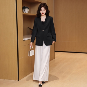 西装外套女2025春秋新款气质时尚休闲减龄炸街设计感百搭西服上衣图片