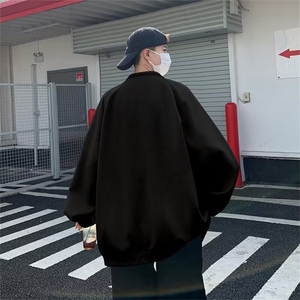 秋冬季新款韩版宽松男士卫衣外套立领休闲运动上衣男装W176/P70图片