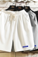 MK37202-P15冰丝短裤男士大码宽松休闲五分裤男运动中裤砖墙，男装休闲裤，电商A040A
