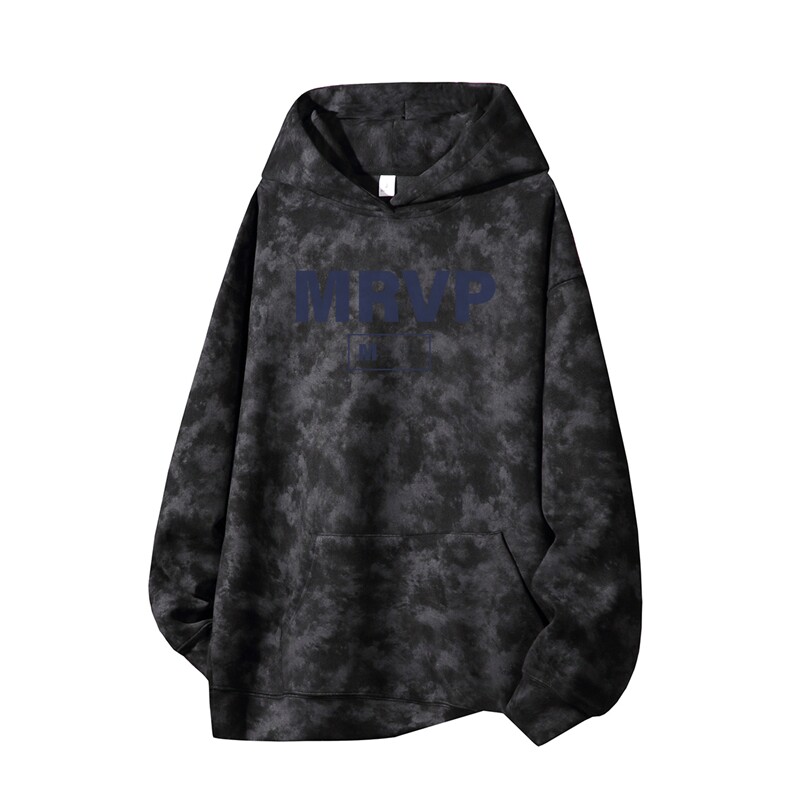 得物供货、重磅420克现货麂皮绒扎染卫衣HD019-1-WL25423ZR-P45,男装卫衣,电商019-1