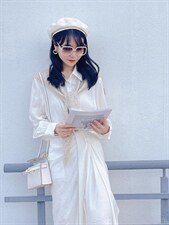 【现货】不规则衬衫清，女装衬衫，ONE(2F)