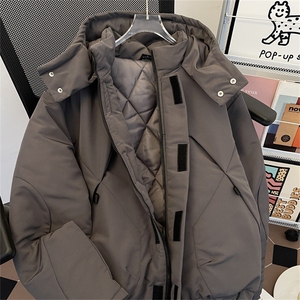 棉服男士韩版潮流连帽冬季保暖帅百搭2024新款ins棉衣MF304-P100图片
