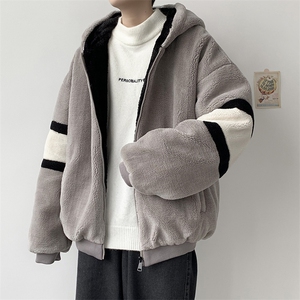 现货 2021冬季羊羔绒外套ins加厚服韩版宽松chic衣 W1749-P58图片