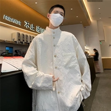 男秋季新款长袖衬衫中山唐装外套C4533P48，男装衬衫，星座1116-2