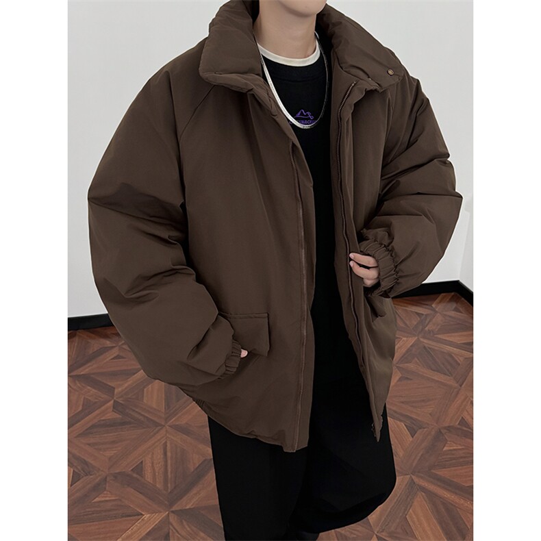复古美拉德立领棉衣男女潮牌宽松加厚保暖棉服外套M057-P76,男装棉衣,星座308B-2