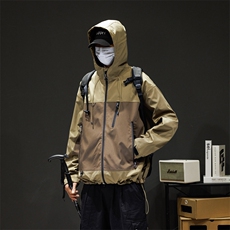 中性风现货三防户外夹克男连帽冲锋衣外套DSA157B-J129-P60，男装夹克，电商A157B