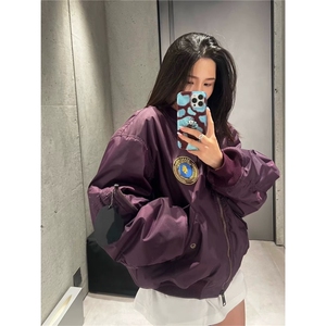 冬季棉服男短款机能工装外套刺绣潮设计感拉链夹棉棉服图片