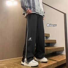 XZ616大码秋季新款防水冲锋裤拉链设计感休闲长裤TY947P45控58，男装休闲裤，星座512A（原616）