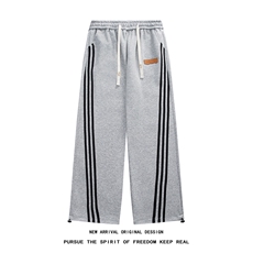 K125/P50春装新款现货高品质华棉卫裤男运动休闲裤大码宽松直筒裤，男装休闲裤，电商基地A050