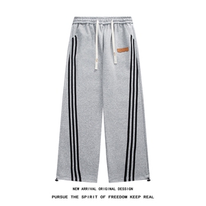 K125/P50春装新款现货高品质华棉卫裤男运动休闲裤大码宽松直筒裤图片