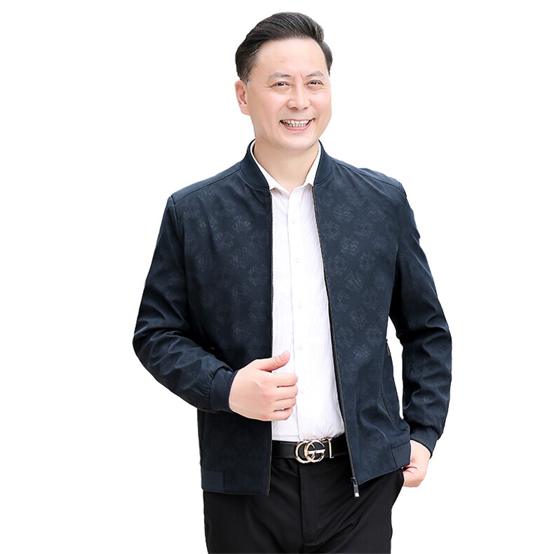 NN9960钱塘2020-3中老年商务休闲建华合身春秋款夹克外套P62,男装夹克,钱塘207-3