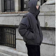 美式高街复古保暖外套休闲宽松冬季百搭痞帅棉服男女同款，男装棉衣，星座506A