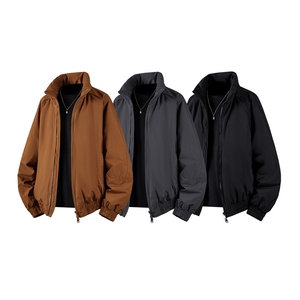 b530-特p68       冬季三防工装立领棉衣男保暖宽松棉服图片