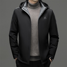 CSYR89679钱塘2020-2中年男士冬季厚款新款连帽百搭羽绒服P225，男装羽绒服，钱塘207-2