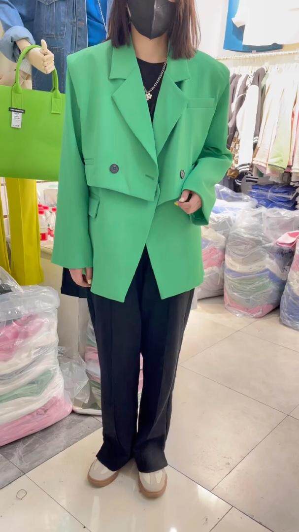 两件套西装，马甲可脱卸，女装西装，玩美