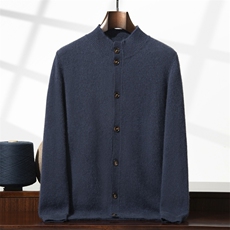羊绒衫男开衫羊绒毛衣秋冬休闲商务内搭外穿开衫男装，男装羊绒开衫，金帕维