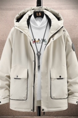Y2388-P278L-7XL大码工装新标90白鸭绒连帽潮牌羽绒服外套，男装羽绒服，星座109