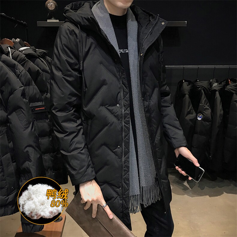 羽绒服男2021新款男士冬季加厚中长款外套DS275T,男装羽绒服,电商A102