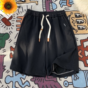 904-2-XKZ331-p40特控68 折痕设计款卫裤短裤男运动短裤子爆！图片