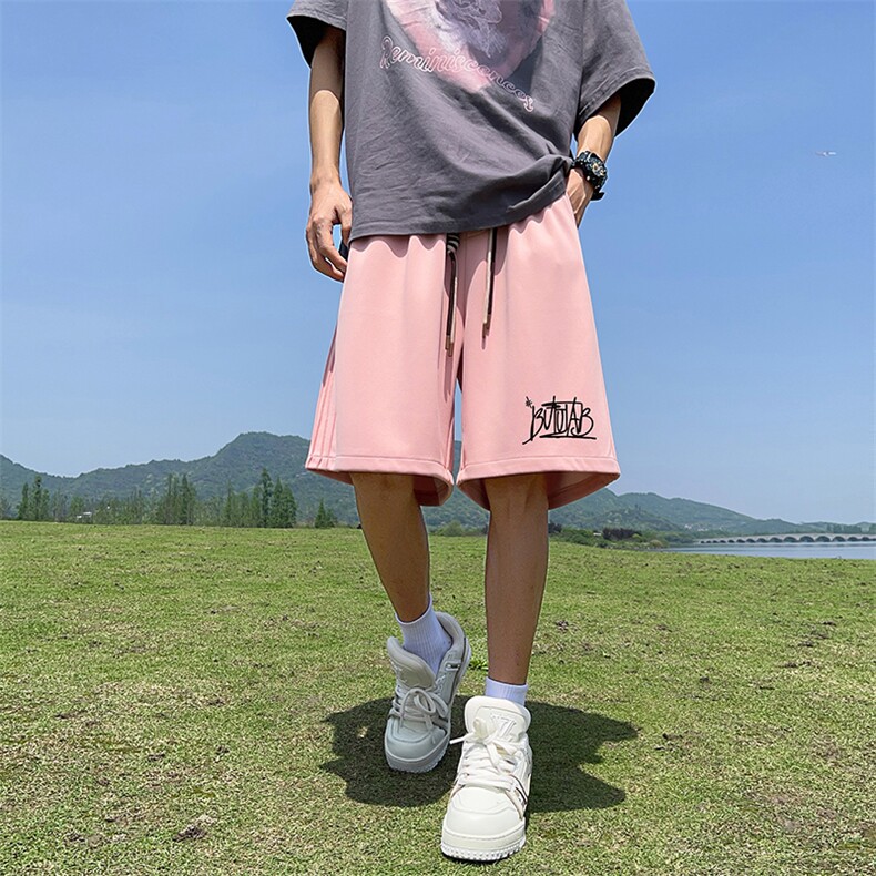 已注册直播抖音得物品质三条杠运动男五分休闲短裤K307P30控48,男装牛仔裤,电商C408-1(原B339-1)