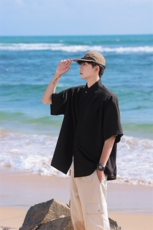 特P32无差价新款夏季时尚百搭衬衫-HC2231日系相机风，男装衬衫，电商A003