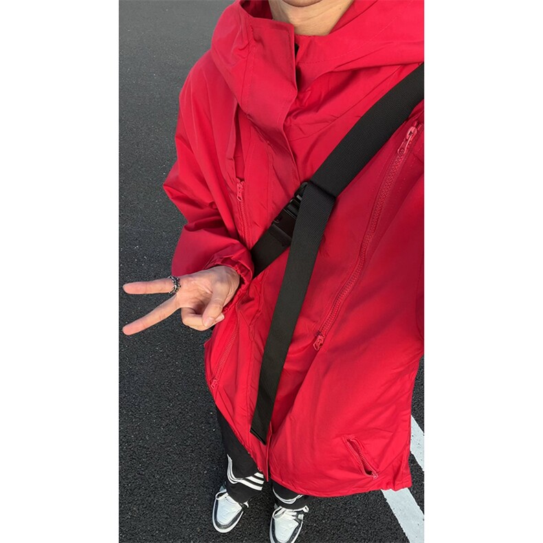 2025秋季户外三防冲锋衣夹克男女同款连帽防风登山外套23657-P30,男装夹克,星座1402-3