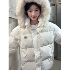 【高品质】可拆卸毛领羽绒棉服情侣美式厚外套棉衣2568特P90网图，男装棉衣，电商B245