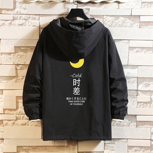 JK41047-P85 加棉款-P115 纯棉连帽夹克男士大码工装夹克男 砖墙图片