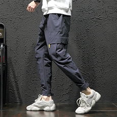 黑墙大码宽松休闲裤长裤多口袋工装裤A014-K01-P50特价，男装工装外套，电商A014