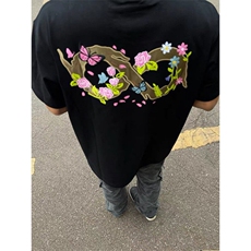 原版前后刺绣纯棉短袖ZX0258-特批35，男装T恤，星座313A(原308A-2)
