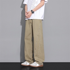 潮流垂感直筒休闲裤子男2025新款美式宽松阔腿运动长裤，女装休闲裤，星座1206（原A206）