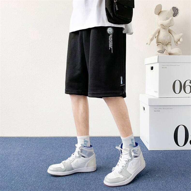 DD6450P28日系纸箱短裤运动休闲纯棉青年学生胖子百搭宽松五分裤,男装休闲裤,星座510A-1