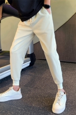 社会小伙春秋季男士潮牌束脚休闲裤时尚百搭纯色长裤子C208-6742，男装休闲裤，电商C208