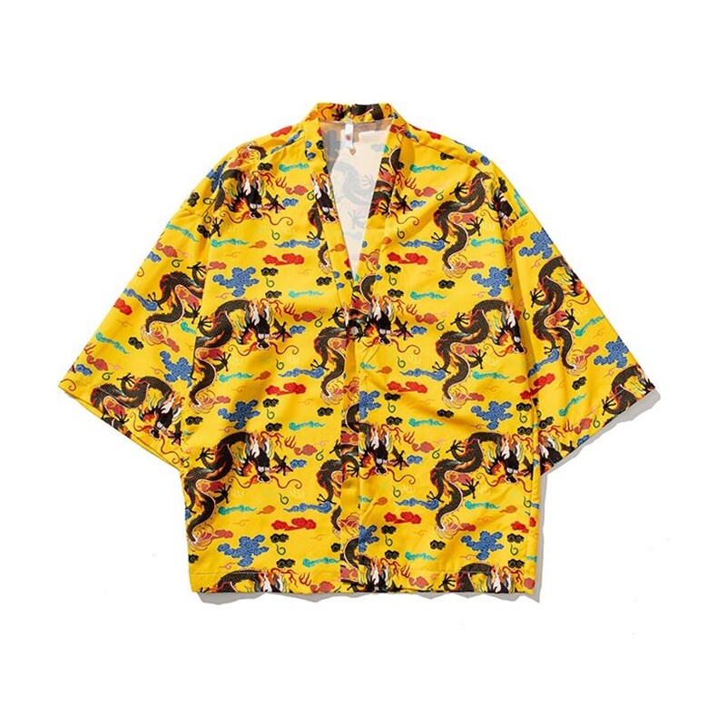 白底平铺图防晒衣大码新中式风薄款外套道袍披风汉服F20/P40，男装防晒衣，钱塘713