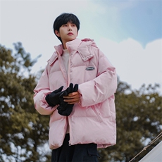 2025连帽羽绒棉服重磅ins港风男潮牌潮流外套A170-M877-TP95，男装棉衣，电商A170