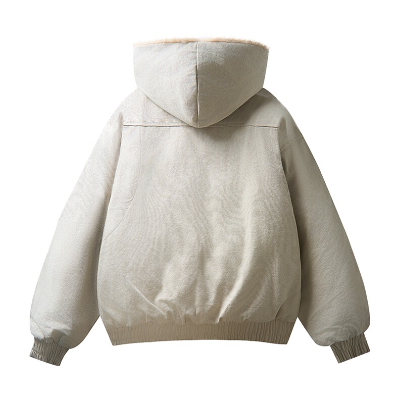2025冬季新款大毛领保暖防风棉衣派克服外套男女同款XY2519-P95,男装棉衣,星座717