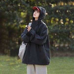 F465P48情侣款冲锋衣三合一春秋季男女薄款防水防风衣户外登山服图片