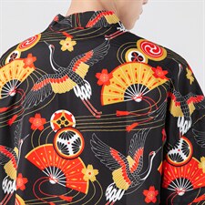 21夏 大码港风风ins潮和服开衫汉服半袖道袍防晒衣 F12-1/P40,男装风衣,钱塘713