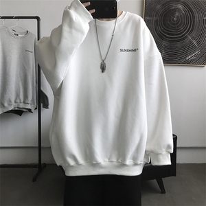 W33 情侣印花圆领秋冬卫衣 常规P28 加绒P38 S-5XL 支持定制图片