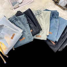 加绒加厚牛仔S-3XL-73.3%棉17.1%粘纤9.6%聚酯维(含微量纤维)，男装牛仔裤，星座718-1