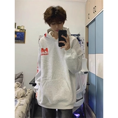毛巾绣海军领卫衣女春秋新款宽松设计感套头上衣，男装卫衣，四季星座505