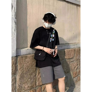 万针全刺绣解构设计260克重磅双纱纯棉高品质美式高街短袖T恤特39图片
