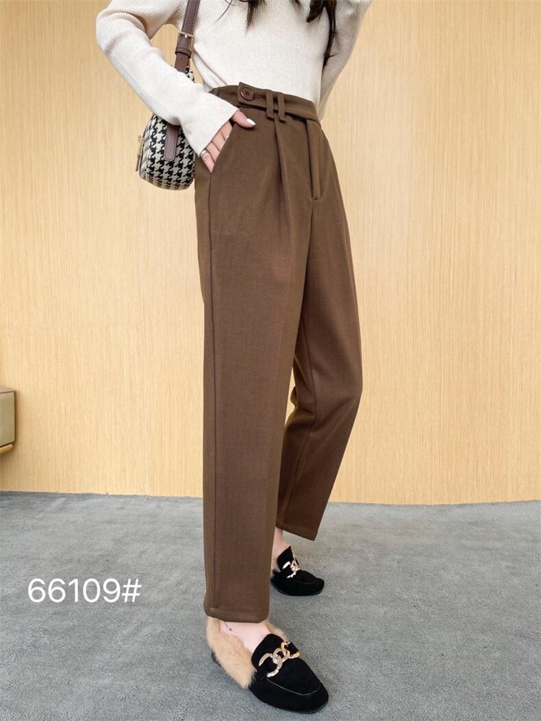 冬季新款尼料拉绒时装裤，其它，千百莲