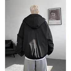 棉服男冬季新款港风宽松连帽棉衣MF9006-P90，男装棉衣，星座214-3