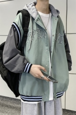 21秋季新款情侣装刺绣立领棒球服外套WT01休闲开衫潮文艺港风男，男装夹克，星座115A(原星座507）