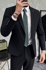 春秋季款正装男西服青年韩版简约时尚休闲单西外套A415-313-P155，男装西服，电商A355（原A415）