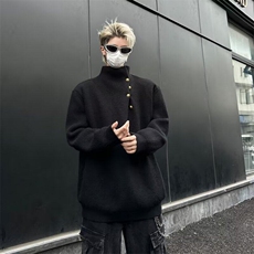 冬季小众针织宽松毛衣衫ins港风慵懒线衣-M031，男装针织衫/毛衣，星座1002-2