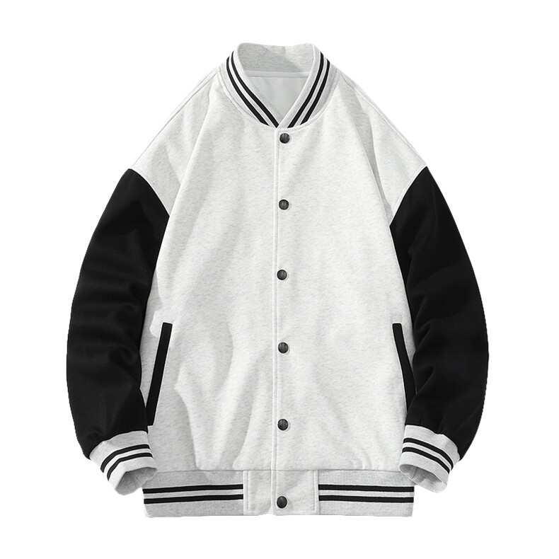 春秋季棒球服外套新款ins潮情侣学生休闲针织夹克A305-DF32-P75,男装夹克,电商B306