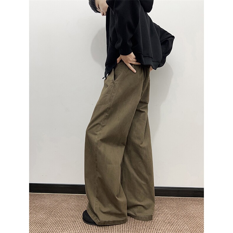 美式潮牌休闲工装裤男女宽松垂感vintage直筒裤K129-P53,男装工装外套,星座308B-2