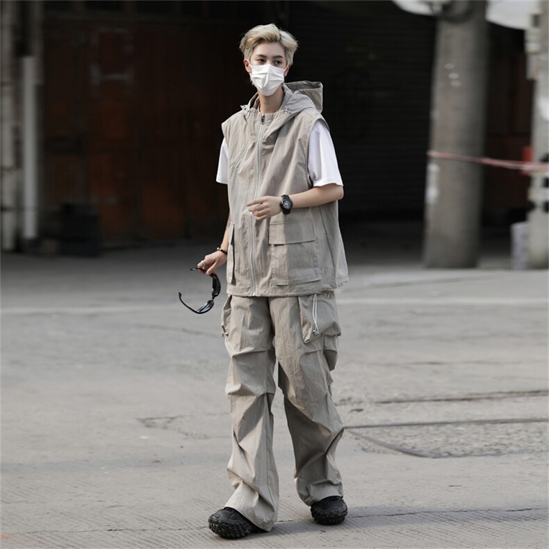 夏季男装套装短袖T恤休闲短裤两件套潮TZ0261-P75，男装休闲套装，星座308B-1